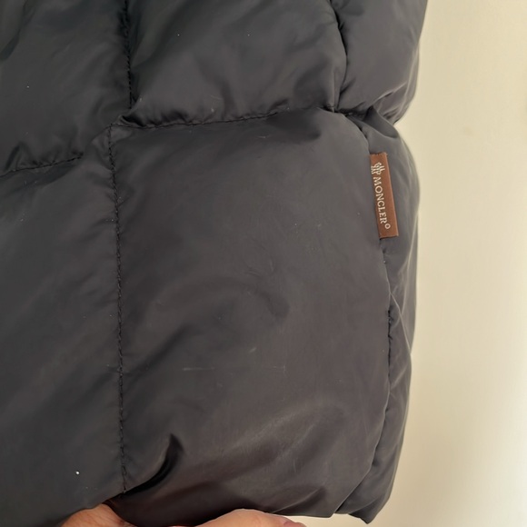 MONCLER LADIES BLACK QUARTER LENGTH JACKET-M—PLEASE READ - Picture 7 of 15